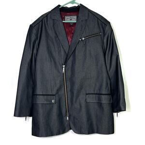 Fox Deluxe Zipper Detail Blazer Size XL NWT